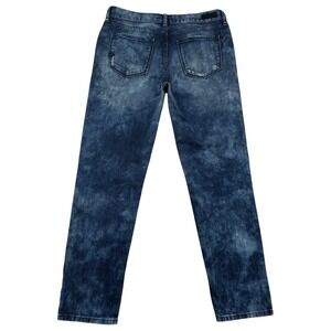 Jacob Davis Women 27 Acid Wash Stretch Tapered Leg City Preppy Y2K Jeans Grunge